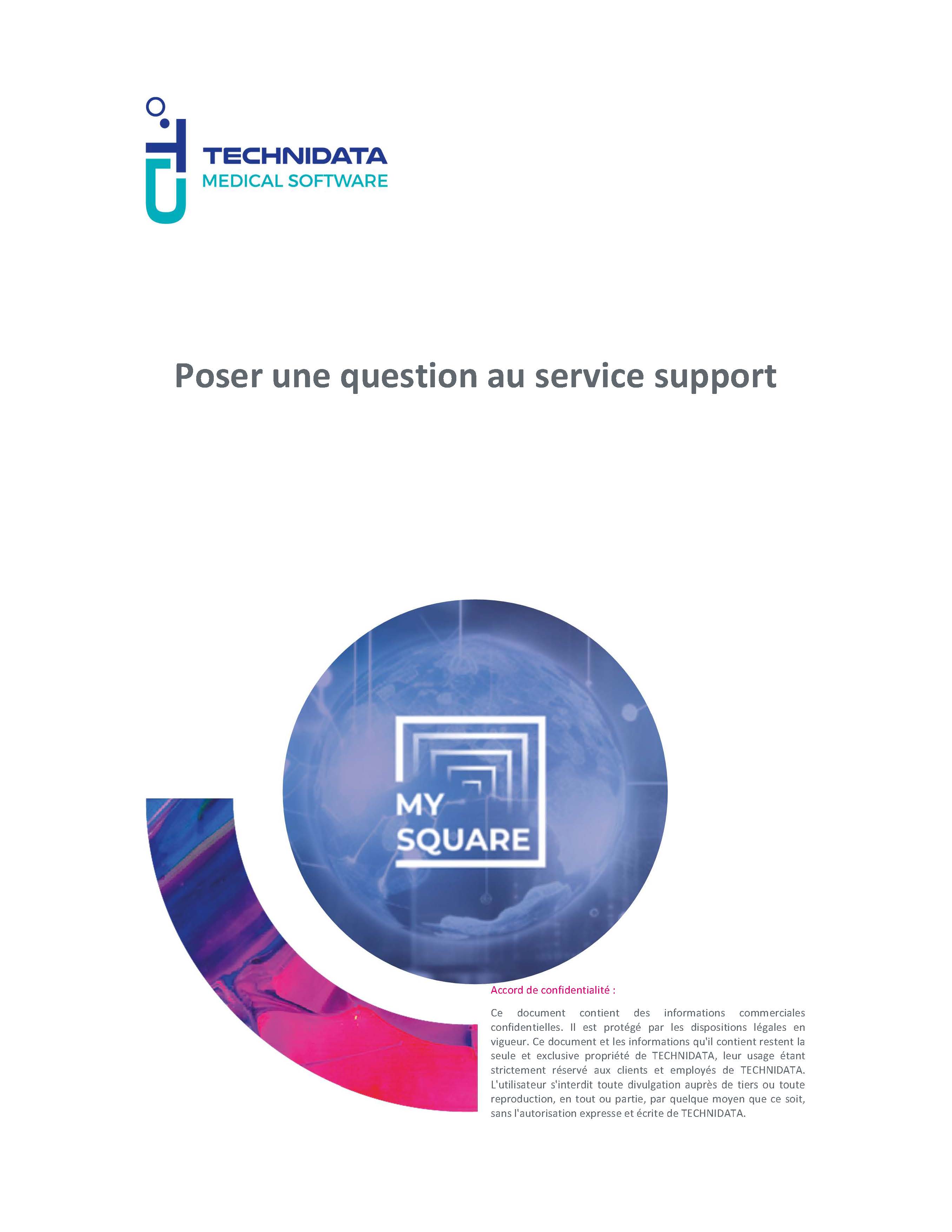 Service Support - Poser une question